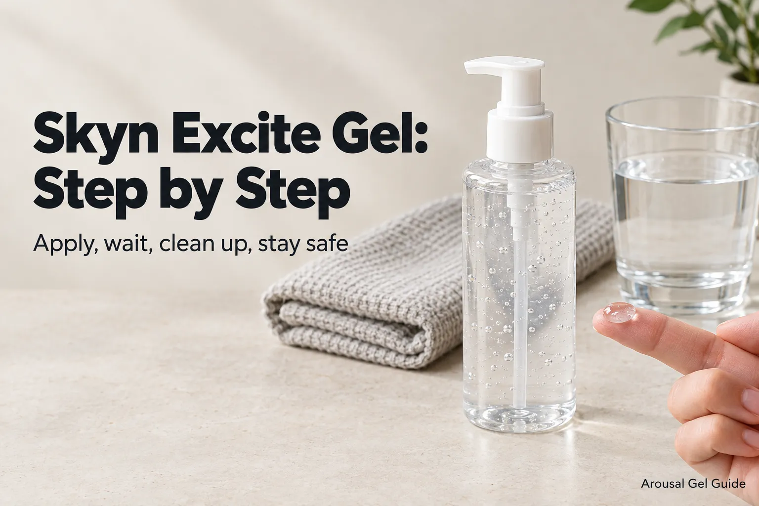 Skyn Excite Gel: How to Use It Step by Step